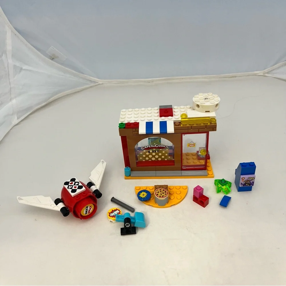 DC Lego 41231 Harley Quinn To The Rescue Cafe Partially Built Incomplete